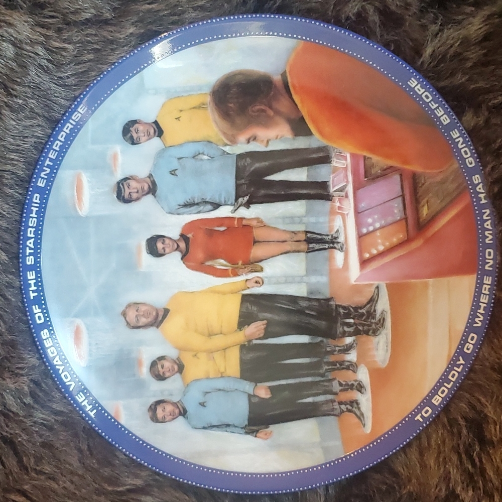 Hamilton Collection Star Trek Plate